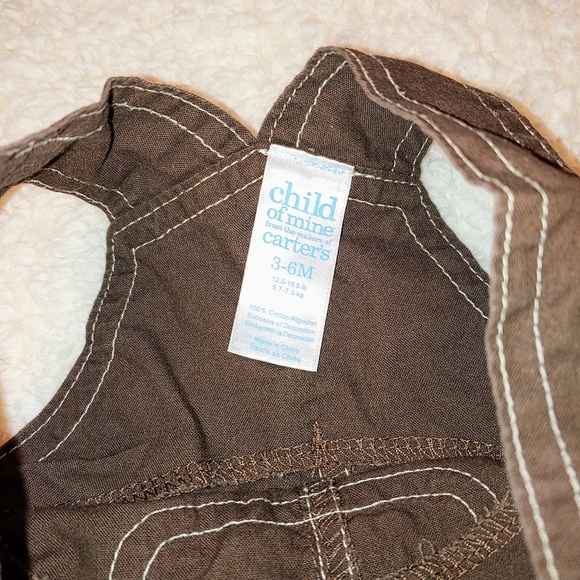 Boy's 3-6mo Overalls Set - Picture 5 of 13